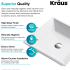 Kraus Elavo Series CKCV1251200ORB - Sink Features