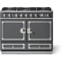 La Cornue CornuFé 110 Étoilé Colors C1GN - 43 Inch Freestanding Dual Fuel Range