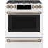 Cafe C2S900P4MW2 - Smart Slide-In Dual-Fuel Range with Warming Drawer in Matte White