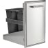 Coyote C3FBTRC - 18-Inch Front to Back Trash &amp; Recycling Combo