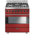 Smeg C30GGRU - Red