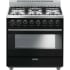 Smeg Classic Design C36GGNU - Black