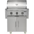 Coyote C-Series C3C30LPFS - 30 Inch 3-Burner Gas Grill on Cart