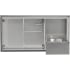 Coyote C3CDPOD - 45-Inch Double Access Doors With Roll Out Trash/Propane Tank Drawer
