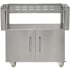 Coyote C3CH36CT - Grill Cart For 36-Inch Stainless Steel Charcoal Grill with 2 Fold Down Shelves