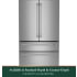 Cafe CJE23DP2WS1 - Counter-Depth 4-Door French Door Dual-Dispense AutoFill Refrigerator