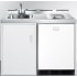 Summit C48ELGLASS - 48" Compact Kitchen with Smoothtop Burners