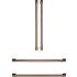 Cafe CXQB4H4PNCU - Cafe Refrigeration Handle Kit - Brushed Copper