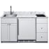 Summit CALDERAWH33ISINKL - Caldera Series 63 Inch Turnkey Kitchen