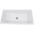Nantucket Sinks Brant Point Collection CANAL3590 - 35 1/2 Inch Top Mount Fireclay Bath Single Vessel Sink with Center Drain Position