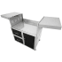 Wildfire WFCART30BSS - 30-Inch Black Stainless Steel Grill Cart