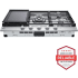 LG CBGJ3627S - 36 Inch Gas Smart Cooktop in Stainless Steel