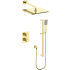 ZLINE CBYSHST2PG - Crystal Bay Thermostatic Shower System in Polished Gold