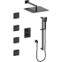 ZLINE CBYSHST3MB - Crystal Bay Thermostatic Shower System in Matte Black