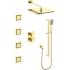ZLINE CBYSHST3PG - Crystal Bay Thermostatic Shower System in Polished Gold
