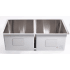 Cameo CDSD3255 - 32 Inch Undermount 50/50 Double Bowl Kitchen Sink Soundproof Pad