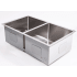 Cameo CDSD3255 - 32 Inch Undermount 50/50 Double Bowl Kitchen Sink