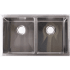 Cameo CDSD3255 - 32 Inch Undermount 50/50 Double Bowl Kitchen Sink with 3 1/2” Drain Opening