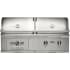 Coyote C3HY50NG - 50 Inch Built-in Gas and Charcoal Grill with 1,200 sq. in. Total Cooking Area