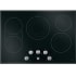 Cafe CEP70302MS1 - Black Ceramic Glass with Beveled Edge (Brushed Stainless Hardware is Standard)