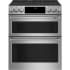Cafe CES750P2MS1 - 30" Smart Slide-In, Front-Control, Radiant and Convection Double-Oven Range