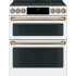 Cafe CES750P4MW2 - 30" Smart Slide-In, Front-Control, Radiant and Convection Double-Oven Range