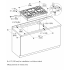 Gaggenau 200 Series CG280212CA - 30 Inch Gas Cooktop in Dimension Guide View