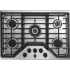 Cafe CGP9530MS1HRDWR4 - Gas Cooktop with 20K BTU Triple Ring Burner
