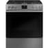 Cafe Modern Glass Collection CGS700M2NS5 - 30" Slide-In Front Control Gas Oven with Convection Range