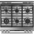 Cafe Modern Glass Collection CGS700M2NS5 - 30" Slide-In Front Control Gas Oven with Convection Range