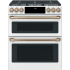 Cafe CGS750P4MW2 - 30" Slide-In Front Control Gas Double Oven with Convection Range