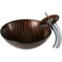 Kraus Nature Series CGV39819MM10CH - Brown Bathroom Sink