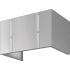 Zephyr DC23612AS - 12 Inch Tall Stainless Steel Duct Cover for 36 Inch Alto Wall Custom Hood