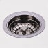 Franke 903C - Chrome View of Strainer &amp; Basket