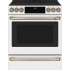 Cafe CAHARDWARE3 - Matte White with Brushed Bronze Handles