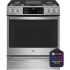 GE Profile P2S930YPFS - 30 Inch Dual Fuel Smart Range