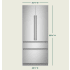 Cafe CIP36NP2VS1 - 36 Inch Counter Depth Built-In 4-Door French Door Smart Refrigerator Dimension