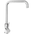 Cameo CKF100SS - Single Handle Kitchen Pull-Down Faucet with Hot and Cold Indicator