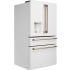 Cafe CKQBLSCVW2 - Refrigeration Matte White Side Panel, Counter-Depth, 4-Door, Left