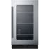 Summit Classic Collection CL181WBVCSS - 18 Inch Built-In Beverage Center