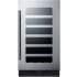 Summit Classic Collection CL18WCCSS - 18 Inch Undercounter Wine Cellar