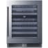 Summit CL244WC2 - 24 Inch Built-In Dual Zone Wine Cooler