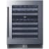 Summit CL244WC2 - 24 Inch Built-In Dual Zone Wine Cooler
