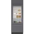Sub-Zero Classic Series CL3050UGOL - 30-inch Classic Over-and-Under Refrigerator/Freezer with Glass Door - Panel Ready