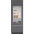 Sub-Zero Classic Series CL3050UGOR - 30-inch Classic Over-and-Under Refrigerator/Freezer with Glass Door - Panel Ready
