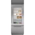 Sub-Zero Classic Series CL3050UGSPR - 30-inch Classic Over-and-Under Refrigerator/Freezer with Glass Door