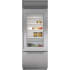 Sub-Zero Classic Series CL3050UGSTR - 30-inch Classic Over-and-Under Refrigerator/Freezer with Glass Door