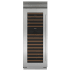 Sub-Zero Classic Series CL3050WASPL - 30 Inch Built-In Dual Zone Wine Cooler in Front View