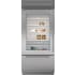 Sub-Zero Classic Series CL3650UGSTL - 36-inch Classic Over-and-Under Refrigerator/Freezer with Glass Door