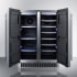 Summit Classic Collection CL64FDSS - Nine (9) adjustable shelves under LED lighting.